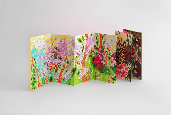 Leporello Amélie Patin sérigraphie 6 couleurs