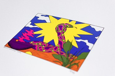 sérigraphie serpent